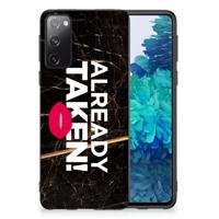 Samsung Galaxy S20 Hoesje met Quotes Already Taken Black - thumbnail