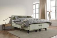 Beddenleeuw Boxspring Bed Sophia - Elektrisch - 160x200 - Incl. Hoofdbord - Groen - thumbnail