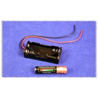Hammond Electronics BH2AAAW Batterijhouder 2x AAA Kunststof Zwart 1 stuk(s) - thumbnail