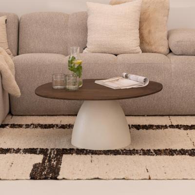 Sohome Organische Salontafel 'Madin' Mangohout, 86cm Sohome Organische Salontafel 'Madin' Mangohout, 86cm