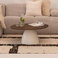 Sohome Organische Salontafel 'Madin' Mangohout, 86cm - thumbnail
