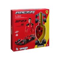 Bburago F1 KIT Ferrari SF23 mit Helm, #16 Leclerc 1:24 Auto - thumbnail