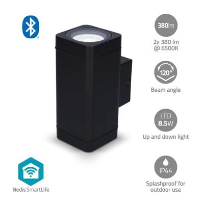Nedis BTLOW05RGBW Smartlife Buitenlamp 760 Lm Bluetooth® 8.5 W Warm Tot Koel Wit 2700 - 6500 K Abs Android™ / Ios