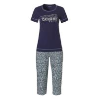 Rebelle capri pyjama dames - Dark blue - thumbnail