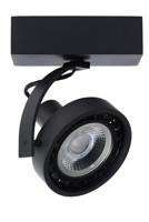 Lucide DORIAN - Plafondspot - Ø 11,7 cm - LED Dim to warm - GU10 (ES111) - 1x12W 2200K/3000K - Zwart - thumbnail