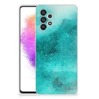 Smartphone hoesje Samsung Galaxy A73 5G Painting Blue - thumbnail
