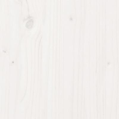 Bedframe zonder matras massief grenenhout wit 200x200 cm - thumbnail