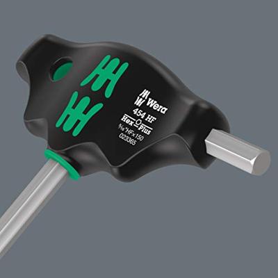 Wera 454 HF T-greep zeskant-schroevendraaier Hex-Plus met vasthoudfunctie, inch, 5/16" x 150 mm - 05023365001 Wera 454 HF T-greep zeskant-schroevendraaier Hex-Plus met vasthoudfunctie, inch, 5/16" x 150 mm - 05023365001