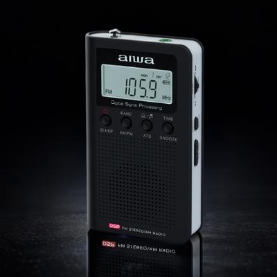 Radio Aiwa RSD-45BK Wit Zwart AM/FM