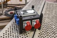 Brennenstuhl 1153690400 power uitbreiding 2 m 5 AC-uitgang(en) Buiten Zwart, Blauw, Rood - thumbnail