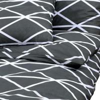 Dekbedovertrekset 200x200 cm katoen grijs - thumbnail