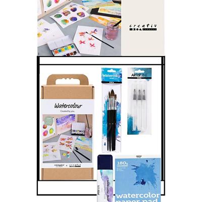 Creativ Company Klein baliedisplay, category, aquarel, volwassene, 60 eenh./ 1 stuk