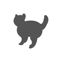 Vaessen Creative • figuurpons kat bagheera small - thumbnail