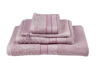 Pip Studio Pip Studio Soft Zellige douchelaken Lila 70x140 cm