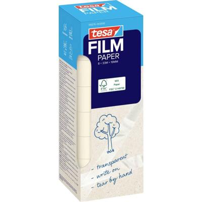 tesa 59215-00000-01 Plakband tesafilm Transparant (l x b) 33 m x 19 mm 8 stuk(s)