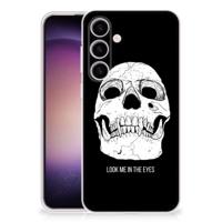 Silicone Back Case Samsung Galaxy S24 Skull Eyes - thumbnail