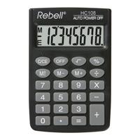 Rebell RE-HC108-BX Calculator HC108 Zwart - thumbnail