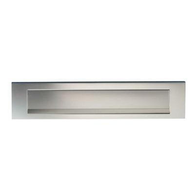 Hoppe briefplaat 403 - met valklep - 338x73mm - F1