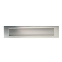 Hoppe briefplaat 403 - met valklep - 338x73mm - F1 - thumbnail