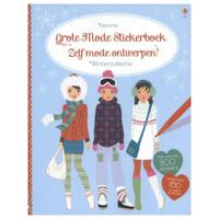 Usborne Publishers Grote mode stickerboek   zelf mode ontwerpen wintercollectie - thumbnail