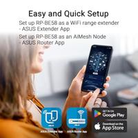 Asus WiFi-versterker RP-BE58 90IG09J0-MO0C00 Mesh-compatible - thumbnail