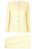Chanel Pre-Owned 1998's Setup suit jacket skirt - Yellow - thumbnail