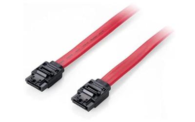 Equip 111903 platte kabel (SATA 6Gbps schuin met clip, 1,00 m)