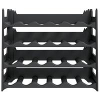 Wijnrek voor 24 flessen stapelbaar PP - thumbnail