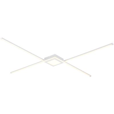 LED Plafondlamp 4000K Dimbaar - Rechthoekig Mat Wit Aluminium