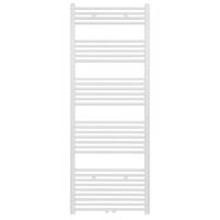Belrad Handdoekradiator - middenaansluiting - 1800X600mm - 944 Watt - Wit Mat Geborsteld BWM1800600 - thumbnail