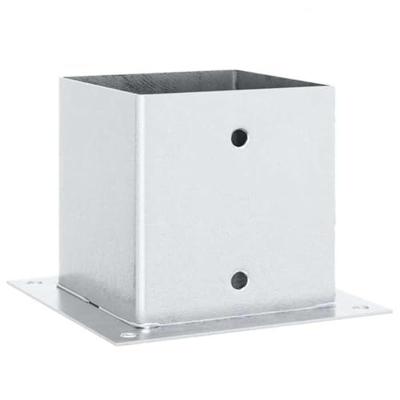 Spokkels vierkant 4 st gegalvaniseerd staal zilverkleurig Spokkels vierkant 4 st gegalvaniseerd staal zilverkleurig