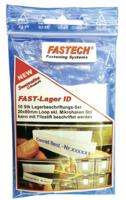 FASTECH® 610-010-Bag Markeringsveld klittenband Om vast te plakken Wit 10 stuk(s) - thumbnail