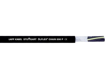 LAPP 1023248/500 Geleiderkettingkabel ÖLFLEX® CHAIN 896 P 4 G 6 mm² Zwart 500 m