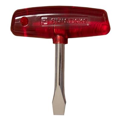 Filmsticks T-Handle Screwdriver - Standard Length in Red