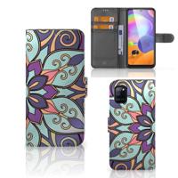 Samsung Galaxy A31 Hoesje Purple Flower - thumbnail