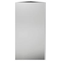 Plantenbak driehoek 40x34,5x70 cm gegalvaniseerd staal - thumbnail