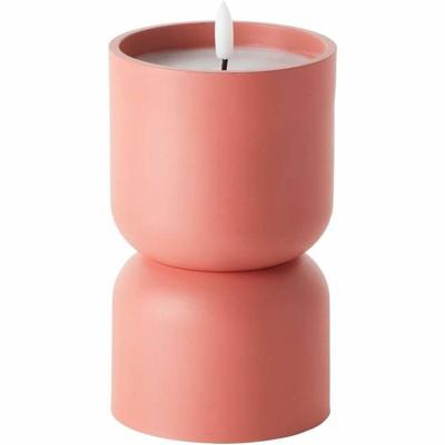 Buitentafellamp - BRILLIANT - LOVERE - Kaarsvorm - Kunststof - 3 W - Terracotta