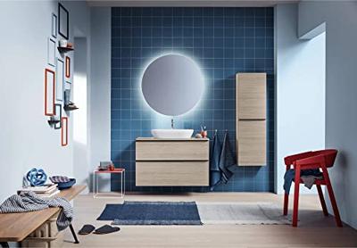 Duravit D-Neo opzetwastafel 60x40x12.5cm zonder kraangat keramiek Wit 2372600070