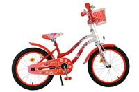 Volare lovely kinderfiets - meisjes - 18 inch - rood wit - thumbnail