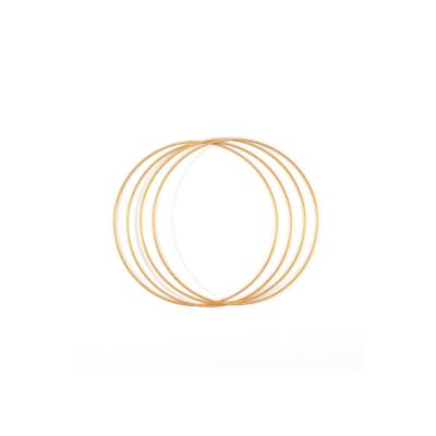 Vaessen Creative • metalen ringen set ø20cm 3mm goud 4x