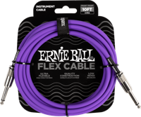 Ernie Ball 6415 Flex 3 meter instrumentkabel paars - thumbnail