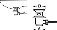 Cornat Afvoerplug Wastafel +Stang 1 1/4 Ch - TEC317405 - thumbnail
