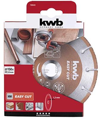 kwb 790640 Doorslijpschijf recht 150 mm 1 stuk(s) Hout, Kunststof, Koper kwb 790640 Doorslijpschijf recht 150 mm 1 stuk(s) Hout, Kunststof, Koper