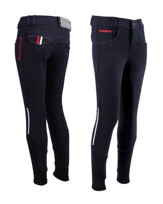 QHP Coco kinder rijbroek donkerblauw maat:116