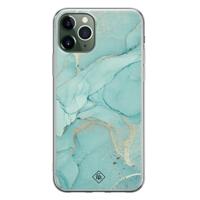iPhone 11 Pro siliconen hoesje - Touch of mint - thumbnail