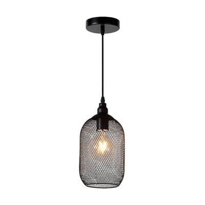 Lucide MESH - Hanglamp - Ø 15 cm - 1xE27 - Zwart Lucide MESH - Hanglamp - Ø 15 cm - 1xE27 - Zwart
