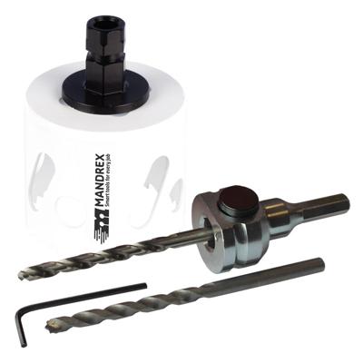 Mandrex Starter set Gatzaag plus houder M42 76mm