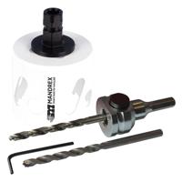 Mandrex Starter set Gatzaag plus houder M42 76mm - thumbnail