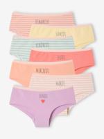 Lot 7 shortjes voor een week voor meisjes rozen - thumbnail