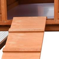 Konijnenhok 303x60x86 cm massief grenen- en vurenhout - thumbnail